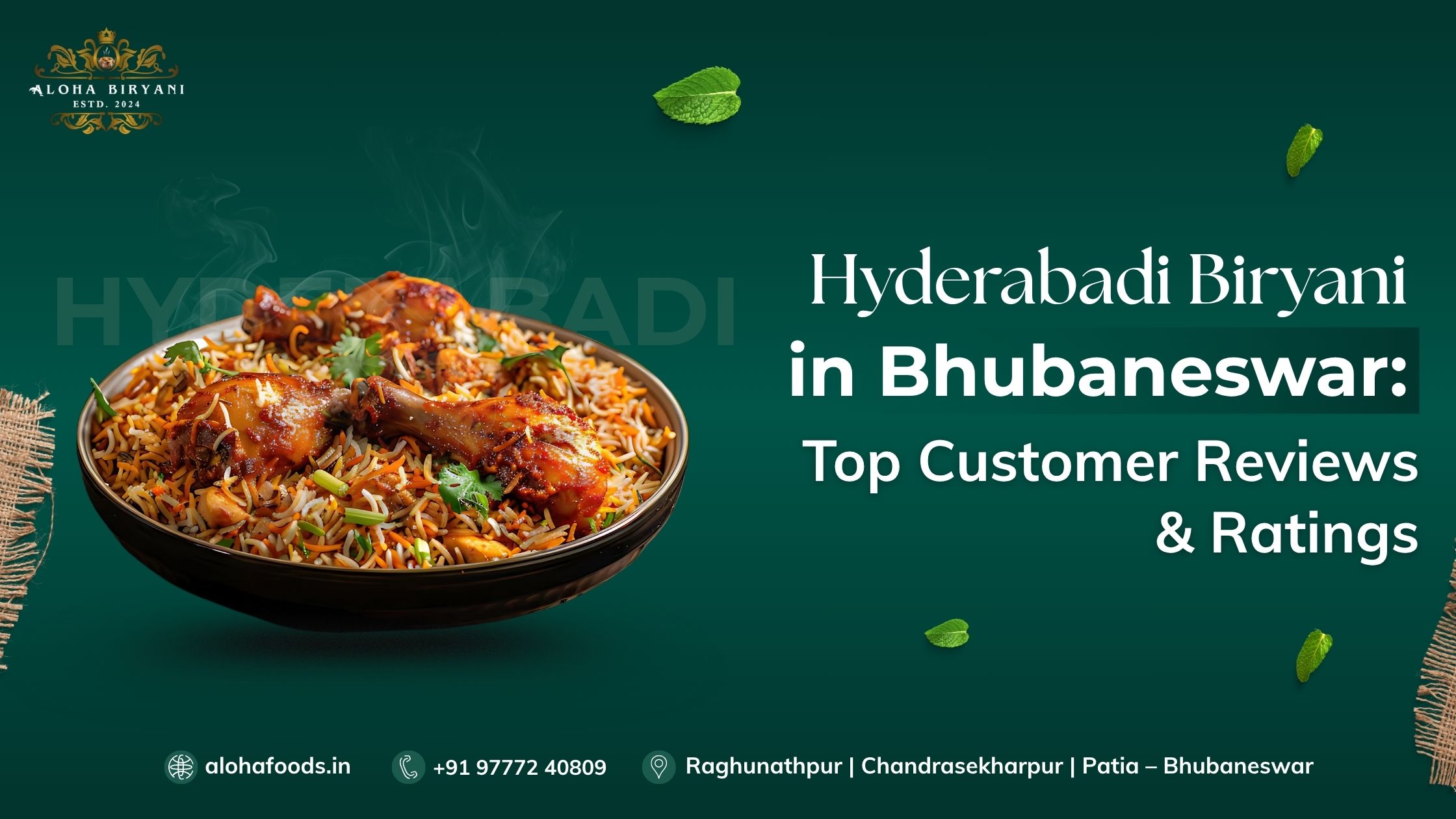 hyderabadi biryani in bhubaneswar
